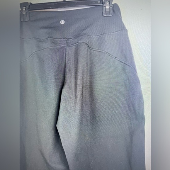 Lulucheri Womens Black High waist Joggers Leggings Yoga Running Size S pockets - Picture 5 of 8